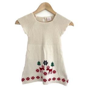 Hanna Andersson Dear Deer Sweater Dress Size US 2T 85 cm Holidays Christmas